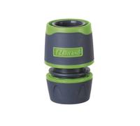 Ribiland 01405 - Raccord Automatique Plastique - Pour tuyau d'arrosage Diam19 mm - Gris / Vert