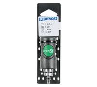Raccord rapide sécurité euro PREVOST - 8 mm - Flexible Ø 9-10 mm - ESI 071810CP