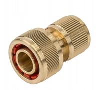 Raccord Rapide STOP 1/2" en Laiton - Connecteur Automatique Antifuite pour Tuyaux et Accessoires d’Arrosage