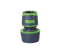 Ribimex – Raccord rapide universel bi-matière pour tuyau d'arrosage Ø12/15/19 mm Gris