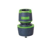 Raccord rapide Aquastop en bi-matière Universel pour tuyau d'arrosage Ø12,15 et 19mm - Ribiland