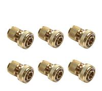 - Raccord Rapide Universel pour Tuyau d'arrosage en Laiton - pour Le Jardinage, l'arrosage de la Maison, Le Lavage de Voiture, Doré