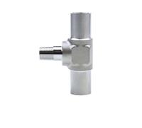 Raccord réducteur 3 voies 6, 8, 10, 12 mm 1/4, 3/8, 1/2, 3/4 po, raccord de tuyau à soudure automatique, déversoir, acier inoxydable(1-1l2-1 Inch)
