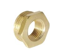Raccord réducteur à douille hexagonale en laiton - Connecteur de conversion BSP femelle vers mâle for un mouvement efficace des fluides(3/4x1in)