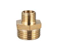 Raccord réducteur de filetage, raccord hexagonal for tuyau en laiton 1/8 1/4 3/8 1/2 3/4 1 adaptateur coupleur rapide mâle à, connecteur for eau, huile et gaz(1l4 to 1l2,200 PCS)