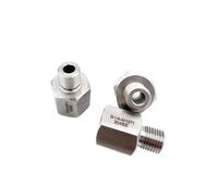 Raccord réducteur hexagonal haute pression M10 mâle vers femelle M4 5 6 8 12 16 20 BSP NPT 1/8" 1/4" 3/8" 1/2" en acier inoxydable 304(M10x1 Male,M8X1 FEMALE_MALE TO FEMALE)