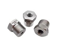 Raccord réducteur hexagonal M20 mâle vers femelle M8 10 12 14 16 20 1/8" 1/4" 3/8" 1/2" BSP NPT, raccord adaptateur haute pression en acier inoxydable 304(M20x1.5 Male,M8X1.25 FEMALE_MALE TO FEMALE)