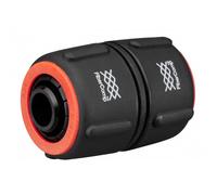 Fiskars Réparateur de Tuyau, Ø 19 mm (3/4"), avec Système de Code Couleur, Taille universelle, FiberComp, 30 g, Noir/Rouge, 1054785