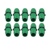 Raccord Réparation Fuite pour Tuyau 5/8" et 3/4"(10pcs) | 4 incluses, plastique vert pour robuste, réparation simple, compatible tous tuyaux extensibles