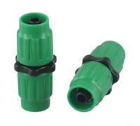 Raccord Réparation Fuite pour Tuyau 5/8" et 3/4"(2pcs) | 4 incluses, plastique vert pour robuste, réparation simple, compatible tous tuyaux extensibles