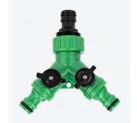 Raccord répartiteur de robinet d'eau en forme de Y à trois voies - Tuyau souple 4/6 mm avec interrupteur - Pour irrigation de jardin et machine à laver - ABS anti-fuite - Facile à installer