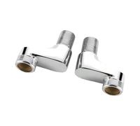 Raccord résistant à l'érosion - Connexion filetée - Construction solide - Adaptateurs de douche en acier - Pour robinet de salle de bain - Vannes de mélange filetées