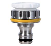 Raccord robinet fileté extérieur Hozelock Pro Metal diam 20/27 et 15/21 mm