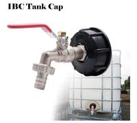 Raccord Robinet - IBC - Laiton chromé - S60x6 - 1/2'' - Soupape de sécurité