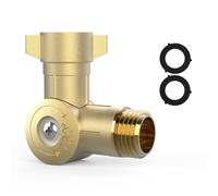 Raccord rotatif en laiton réglable à 180° et 360° - Raccords de tuyau d'eau standard G 3/4, pour camping-car, extérieur, jardin