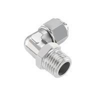 Raccord rotatif pneumatique coudé, connecteur enfichable, M5 1/8 3/8 1/2 pouce BSP mâle à torsion rapide, tube de 4 à 12 mm de diamètre extérieur, 1 pièce(8MM*1/2INCH)