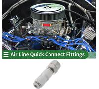 Raccord š€ Air š€ Pousser Pour Connecter 1/4" Raccord Rapide Filetage Externe L Coude Plastique MšŠtal 16mm / 3/8"BSPT 1 Pc Blanc Ton ArgentšŠ