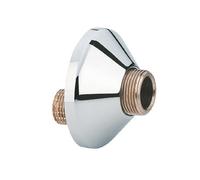 Raccord S avec rosace chromé à visser GROHE 12001000