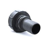 Raccord S100x8 femelle - male cannelé droit 50mm