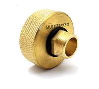 Raccord S60x6 - embout male fileté 3/4 pouce tout en laiton