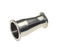 Raccord sanitaire à trois pinces, réducteur de virole, connecteur de tuyau en acier inoxydable 304, 1 pièce(OD 51mmX63mm)