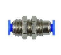 Raccord Schott "Blue Serie" Mini M8 x 0,75 pour tuyau extérieur Ø 3 mm, pression max. 10 bars, plastique/laiton.