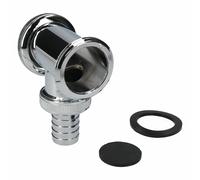Raccord Siphon 1 1/4" Chrom Pour Appareil De Lavage Et Lave-Vaisselle