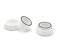 Raccord Sortie ø 50 mm Blanc + Joint + écrou pour Pompes Poolmax TP 25-35-50-75-120-150