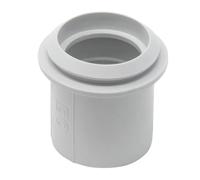 Raccord souple pour tube rigide/ondulé à boîte de jonction, diamètre 40 mm, trou de cassette diamètre 37 mm, IP44, résistant aux intempéries, pour installation électrique, câbles électriques, PVC