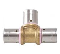 Raccord Té égal à sertir laiton D.12 pour tube en per G