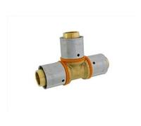 Raccord Té égal à sertir laiton D.20 pour tube en per G
