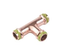 Raccord cuivre en T à sertir - Femelle - Ø 28 mm - Aalberts Integrated Piping Systems