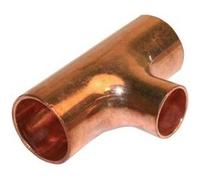 Raccord Té réduit à souder cuivre D.14 pour tube en cuivre Cuivre G