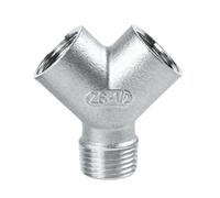 Raccord Té Y 3 Voies Inox 304, Fileté