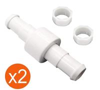 Raccord tournant - ZODIAC - Emerillon à roulement à billes - Compatible Robot Piscine - Lot de 2 - D20