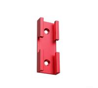Raccord transversal en T en aluminium pour goulotte de travail du bois et applications d'assemblage de rails (rouge)