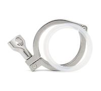 Raccord Tri Clamp sanitaire robuste en acier inoxydable 304 - Raccord Clover à connexion rapide for brassage amateur et industrie laitière(3inx91)