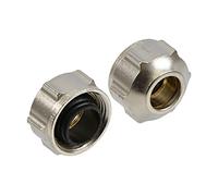 Oventrop Raccord à compression Ofix CEP 1016844 16 mm double pour filetage extérieur G 3/4 nickelé