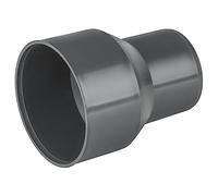 Raccord tuyau fonte-tuyau PVC Ø 75mm Manchette de réparation Pièce de transition Gris