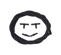 Raccord Tuyau Lave Glace Kit Durite Tuyau Essuie Glace Universel, 2M Tuyau de Pulverisation, Flexible 4 Buse d'arrosage avec Tuyau