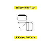 Raccord tuyau, Сoude de tuyau 90° - tube 5/16" x tube 5/16"