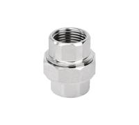 Raccord Union, 1/2" Femelle à 1/2" Femelle Fileté Raccord à Vis Conique en Laiton, Fileté Adaptateur Union pour Eau, Air, Connexion