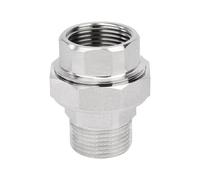 Raccord Union, 1" Mâle à 1" Femelle Fileté Raccord à Vis Conique en Laiton, Fileté Adaptateur Union pour Eau, Air, Connexion
