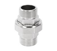 Raccord Union, 1" Mâle à 1" Mâle Fileté Raccord à Vis Conique en Laiton, Fileté Adaptateur Union pour Eau, Air, Connexion