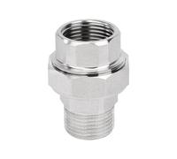 Raccord Union, 3/4" Mâle à 3/4" Femelle Fileté Raccord à Vis Conique en Laiton, Fileté Adaptateur Union pour Eau, Air, Connexion