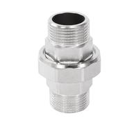 Raccord Union, 3/4" Mâle à 3/4" Mâle Fileté Raccord à Vis Conique en Laiton, Fileté Adaptateur Union pour Eau, Air, Connexion