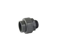 Raccord Union 3 pièces Femelle/Male en PVC - Ø A: 50mm | Ø B: 2''
