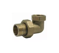 Raccord union coudé male/femelle en laiton - 3/8''