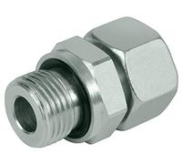 Raccord union droit hydraulique Embout zöllig cannelées avec cône d'étanchéité 12S de G3/8 "