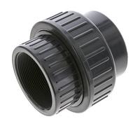 Raccord union en PVC femelle Rp 2-1/2'' FKM